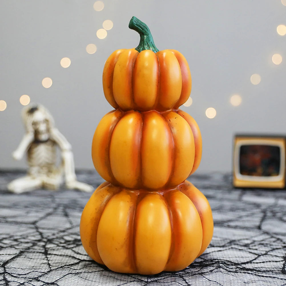 Halloween Light Up Stacked Pumpkins Halloween Party Decor Indoor Outdoor Decorations