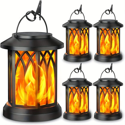 Solar Flame Lantern Light