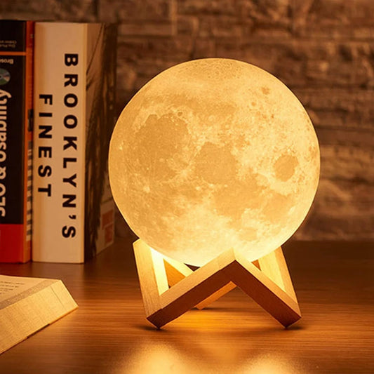 Moon Night Light – LED Galaxy Lamp for Bedroom Decoration & Kids Birthday Gift