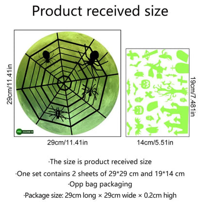 Halloween Glow-in-the-Dark Wall Stickers