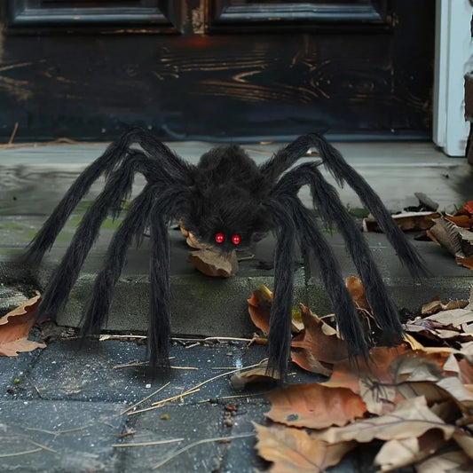Halloween Giant Spiders Decoration Set