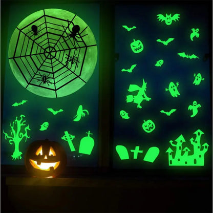 Halloween Glow-in-the-Dark Wall Stickers