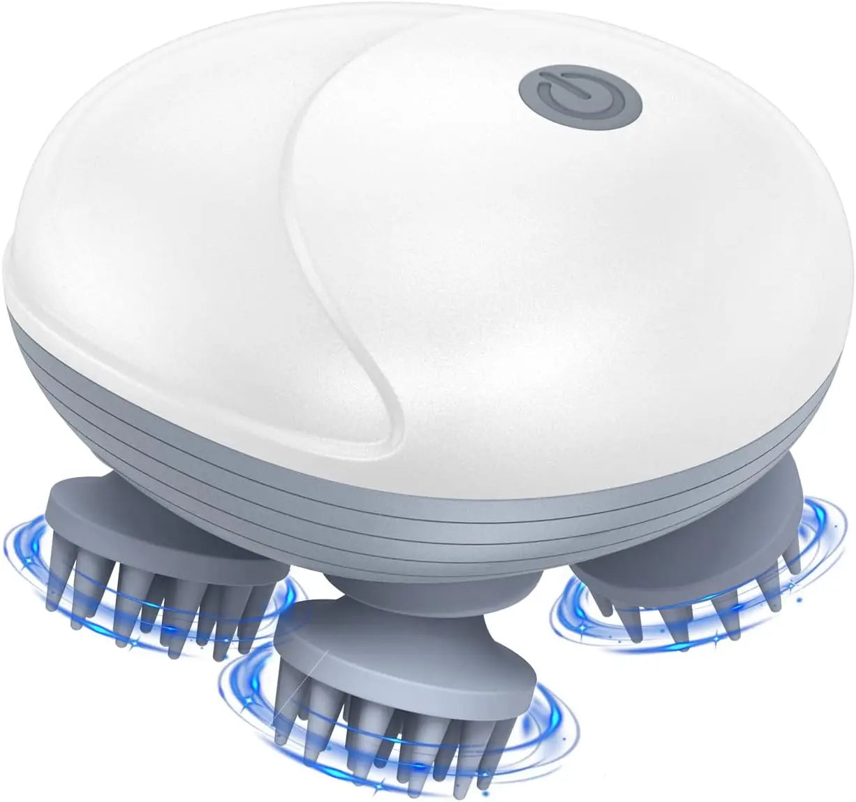 Electric Cat Massager Cat and Dog Massage Tool with Four Rotating Massage Heads Automatic Pet Head & Back Scratcher Pet Massager