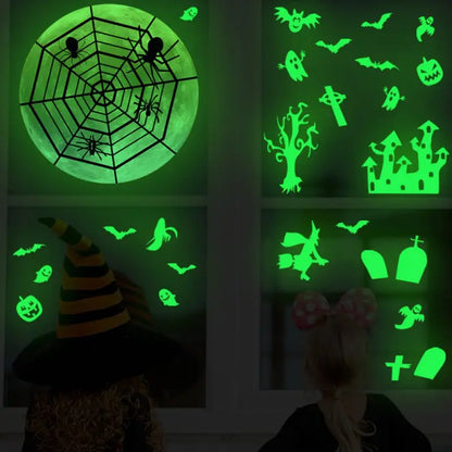 Halloween Glow-in-the-Dark Wall Stickers